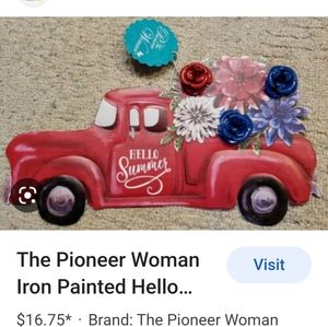 The pioneer women metal sign